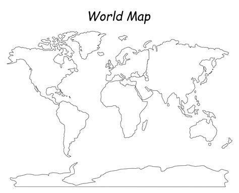 World Map Template