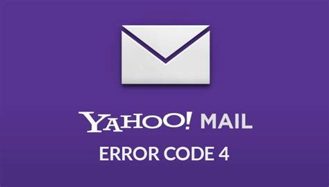 Description of Yahoo Mail Error 4