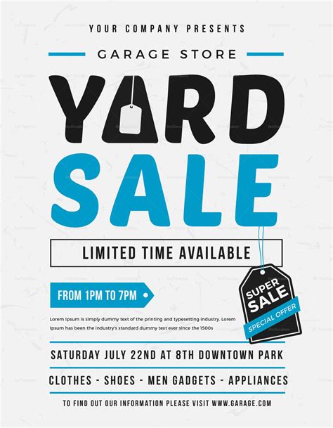 Yard Sale Customer Information