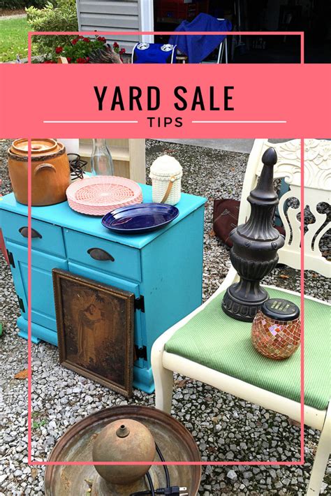 Yard Sale Design Tips