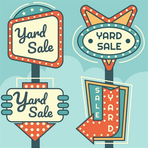 Yard Sale Signs Design