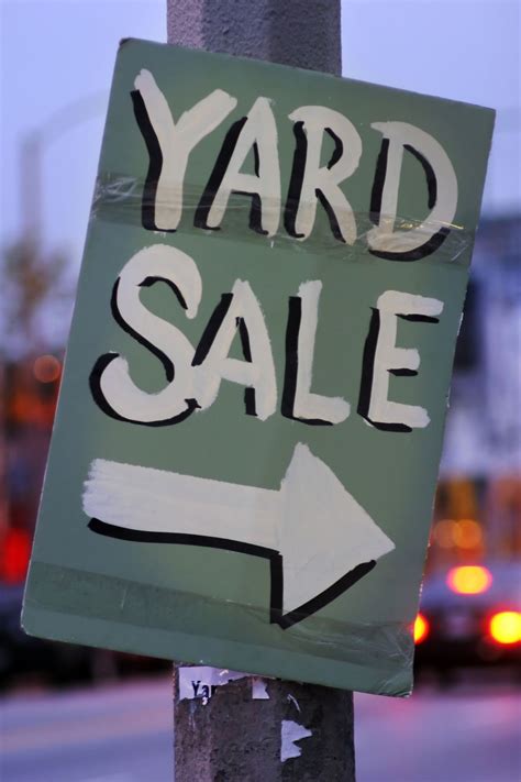 Yard Sale Signs Strategies