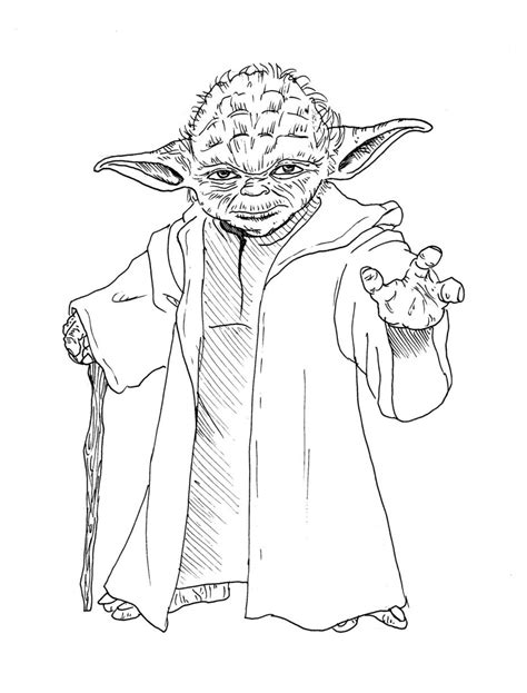 Getting Started with Yoda Coloring Pages