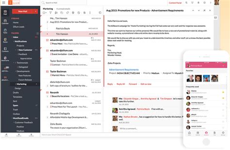 Zoho Mail Shared Inbox Feature