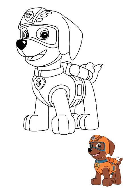 Zuma Coloring Pages