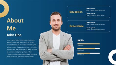 Description of About Me Presentation Template