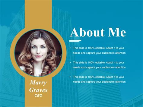 Description of About Me Presentation Templates