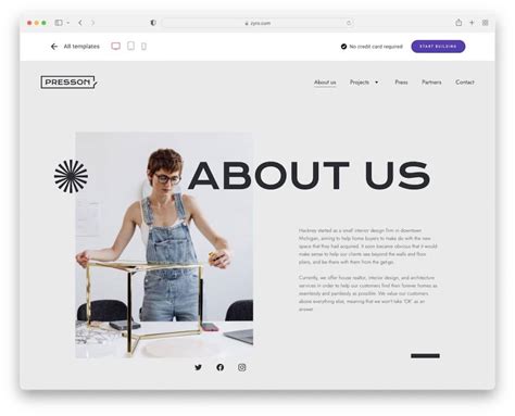 About Us Page Design