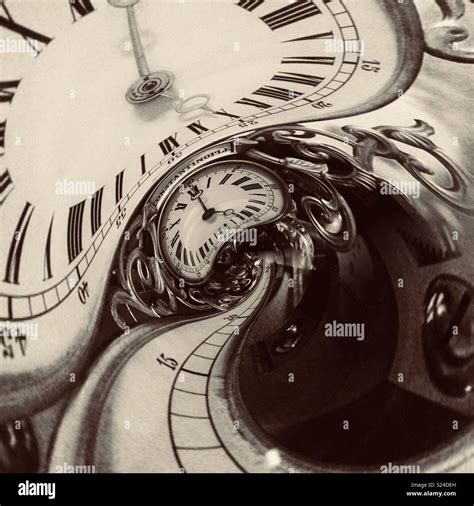 Abstract Clock Face