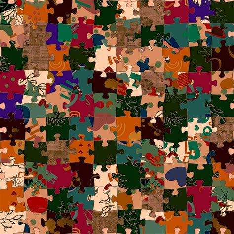 Abstract Jigsaw Puzzles