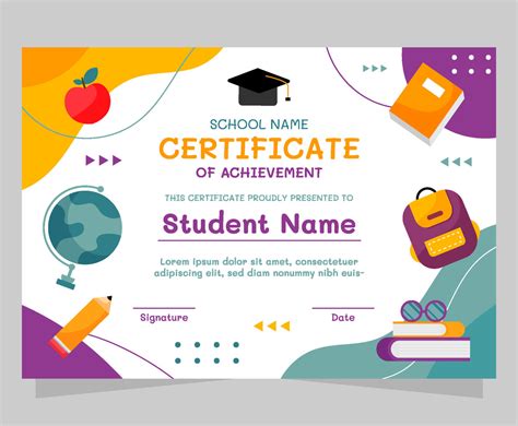 Academic Certificate Template