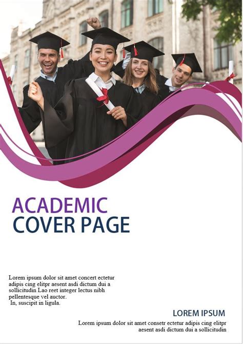 Academic cover pages