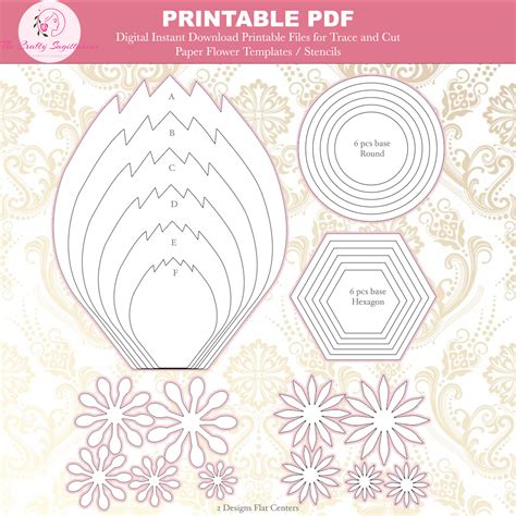 Access free 3D flower templates