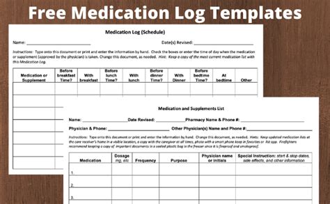 Accessing Free Medication Lists