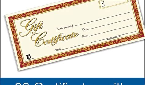 Adams Gift Certificate Template Benefits