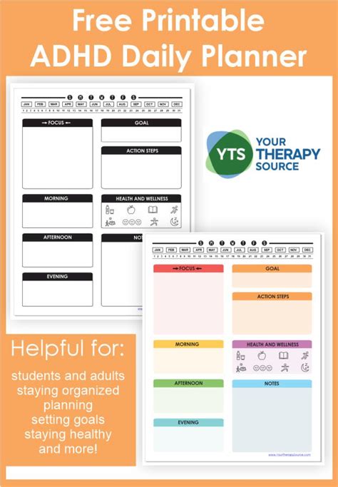 ADHD Planner Benefits