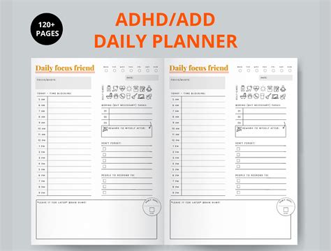 ADHD Planner Focus