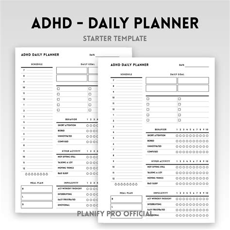 ADHD Planner Help