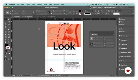 Adobe InDesign Interface