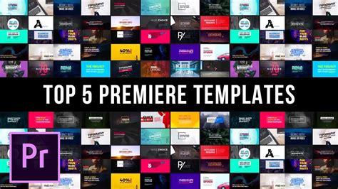 Sources for Adobe Premiere Templates