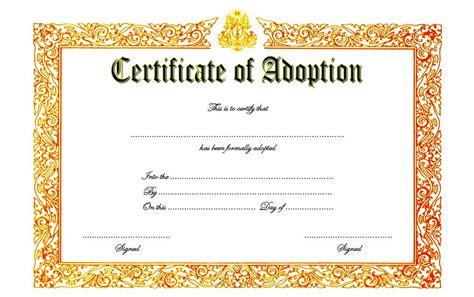 Adoption Template 3