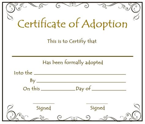 Adoption Template 4