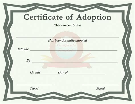 Adoption Template 9