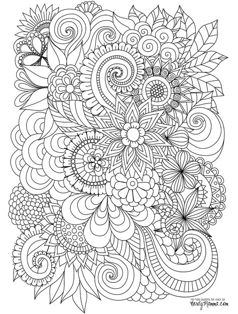 Advanced Coloring Sheets Printable