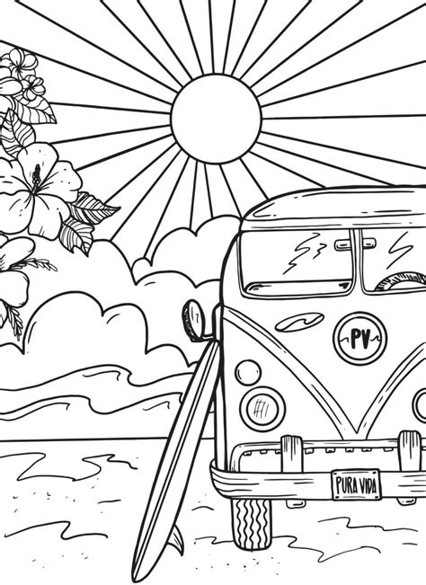 Aesthetic coloring pages for adults