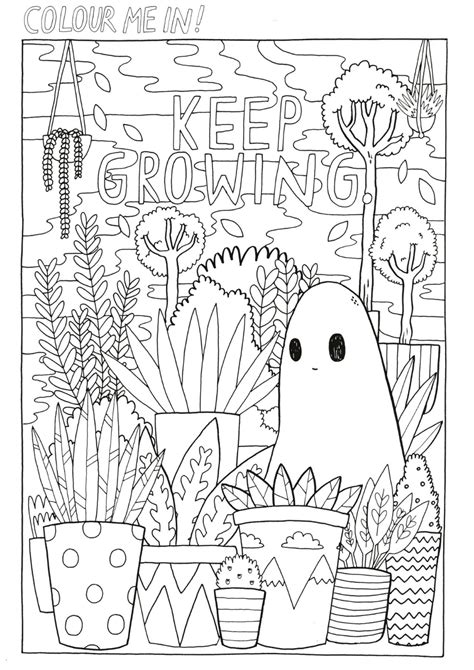 Aesthetic Printable Coloring Pages