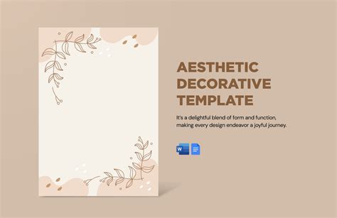 Aesthetic Templates Example