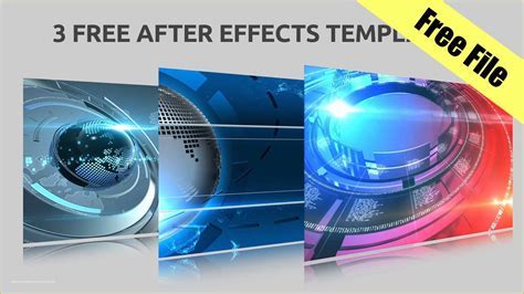 After Effects Template Examples