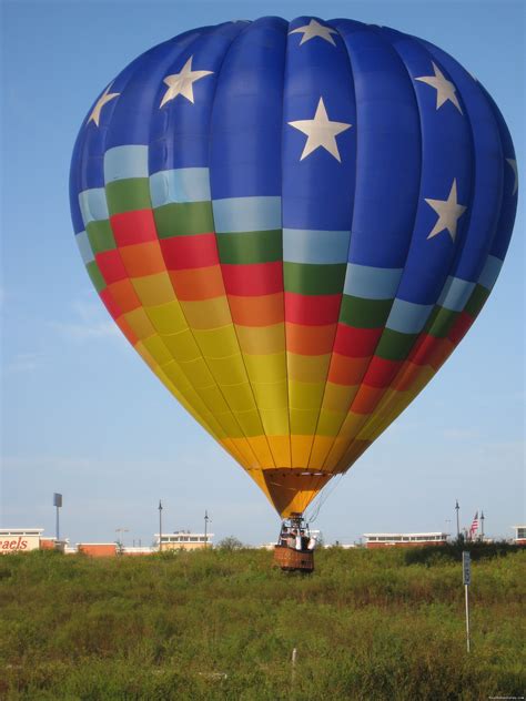 Air Balloon Adventure Over Mountains