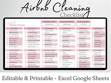 Airbnb cleaning task