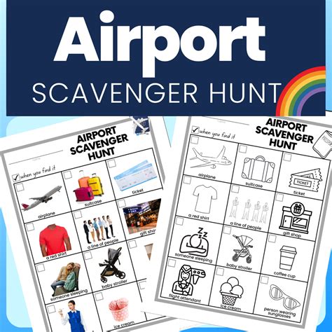 Airport Scavenger Hunt Benefits