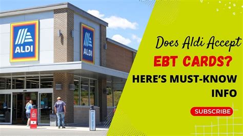 Aldi EBT card image