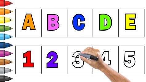 Alphabet templates to cut out for educational purposes