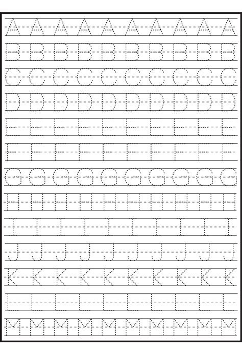 Benefits of Alphabet Tracing