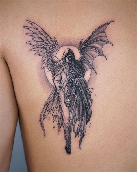 Angel and Demon Tattoo Designs