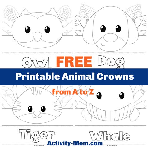 Animal Crown Printable