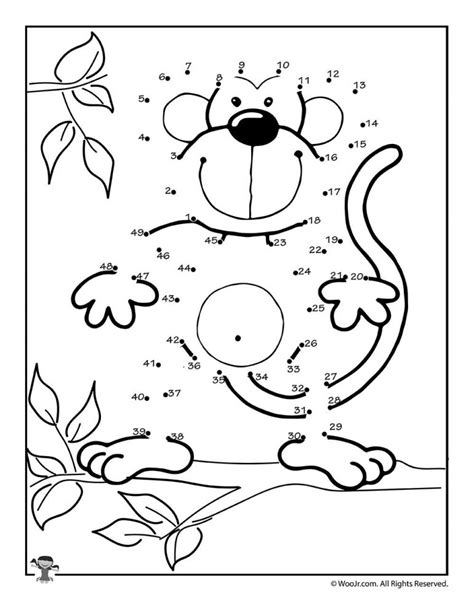 Animal Dot to Dot Printables