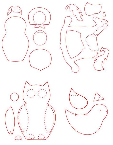 Animal Ornament Templates