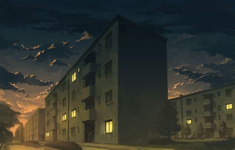 Anime buildings