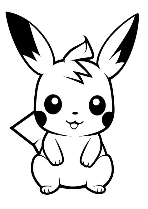 Pokemon anime coloring page