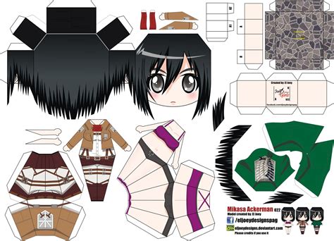 Anime paper doll template 8