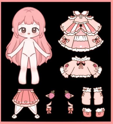 Anime paper doll templates for kids