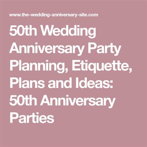 Anniversary Etiquette