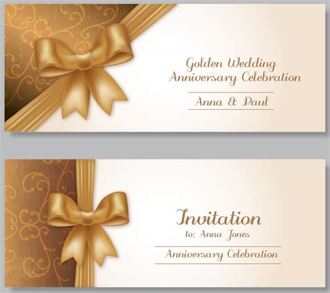 Anniversary Invitation Labels