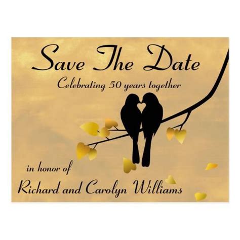 Anniversary Save the Date Poster