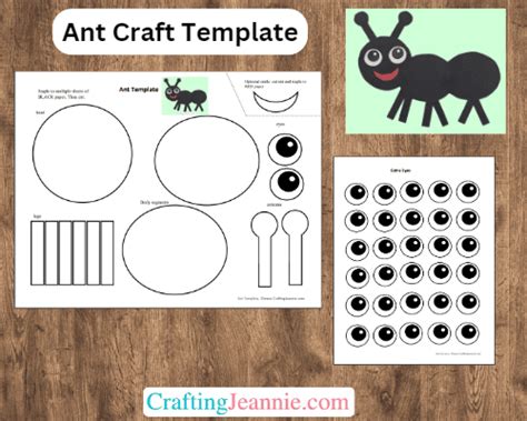 Ant Craft Templates for Different Age Groups